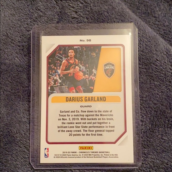 Darius Garland Rookie Card - Picture 2 of 2